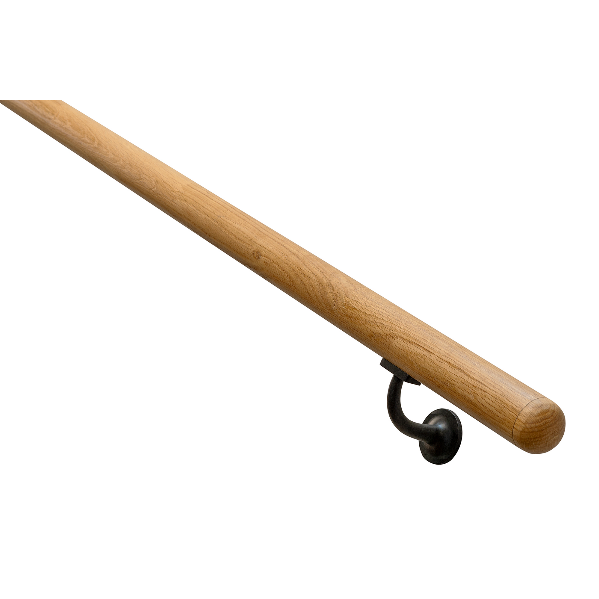 Handlaufset 'H28' Eiche versiegelt Ø 42 x 1500 mm