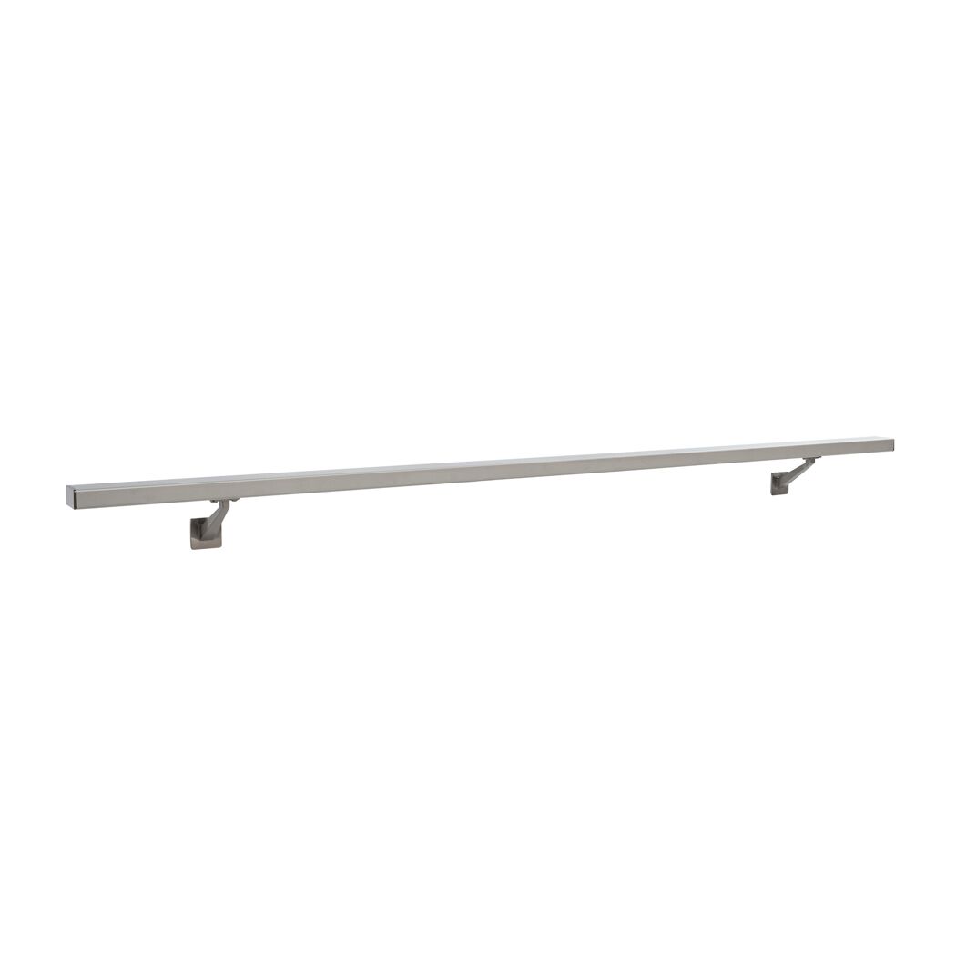 Handlaufset 'HC1' CubeRail Aluminium eloxiert 50 x 25 x 1200 mm