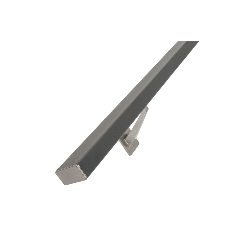 Handlaufset 'HC4' CubeRail Aluminium anthrazit 50 x 25 x 1200 mm