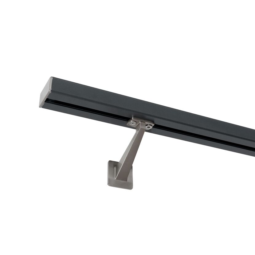 Handlaufset 'HC4' CubeRail Aluminium anthrazit 50 x 25 x 1200 mm
