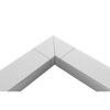 Eckverbindung 'B112' 90° Aluminium/Edelstahl