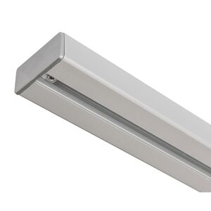 Endkappe 'B116' für Alu-Handlauf 50 x 25 mm Edelstahloptik