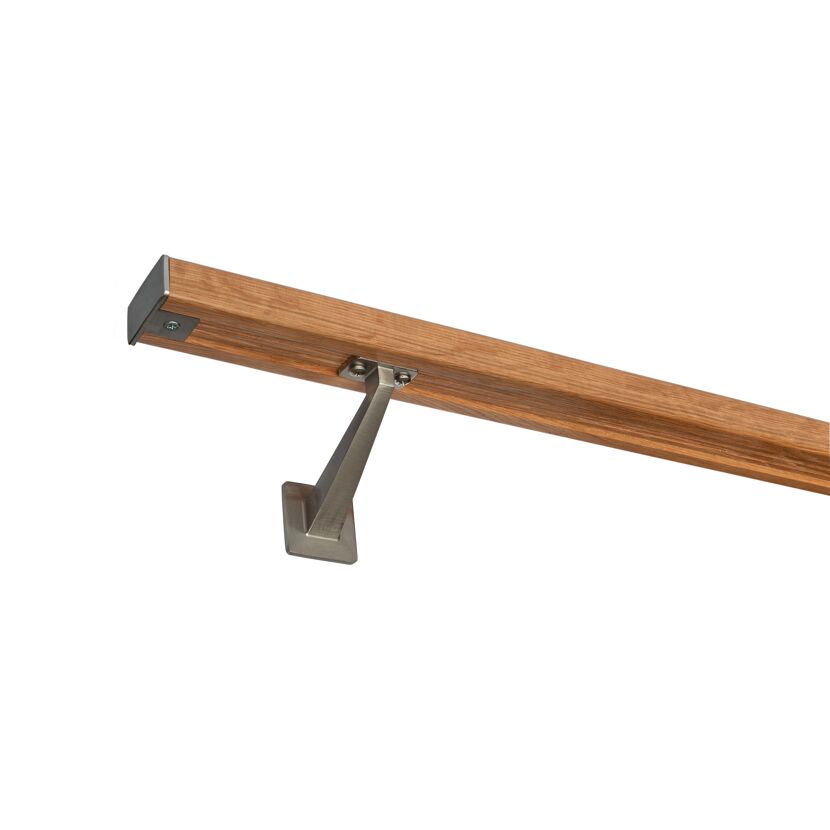 Handlauf 'B121' CubeRail Eiche roh 50 x 25 x 2000 mm