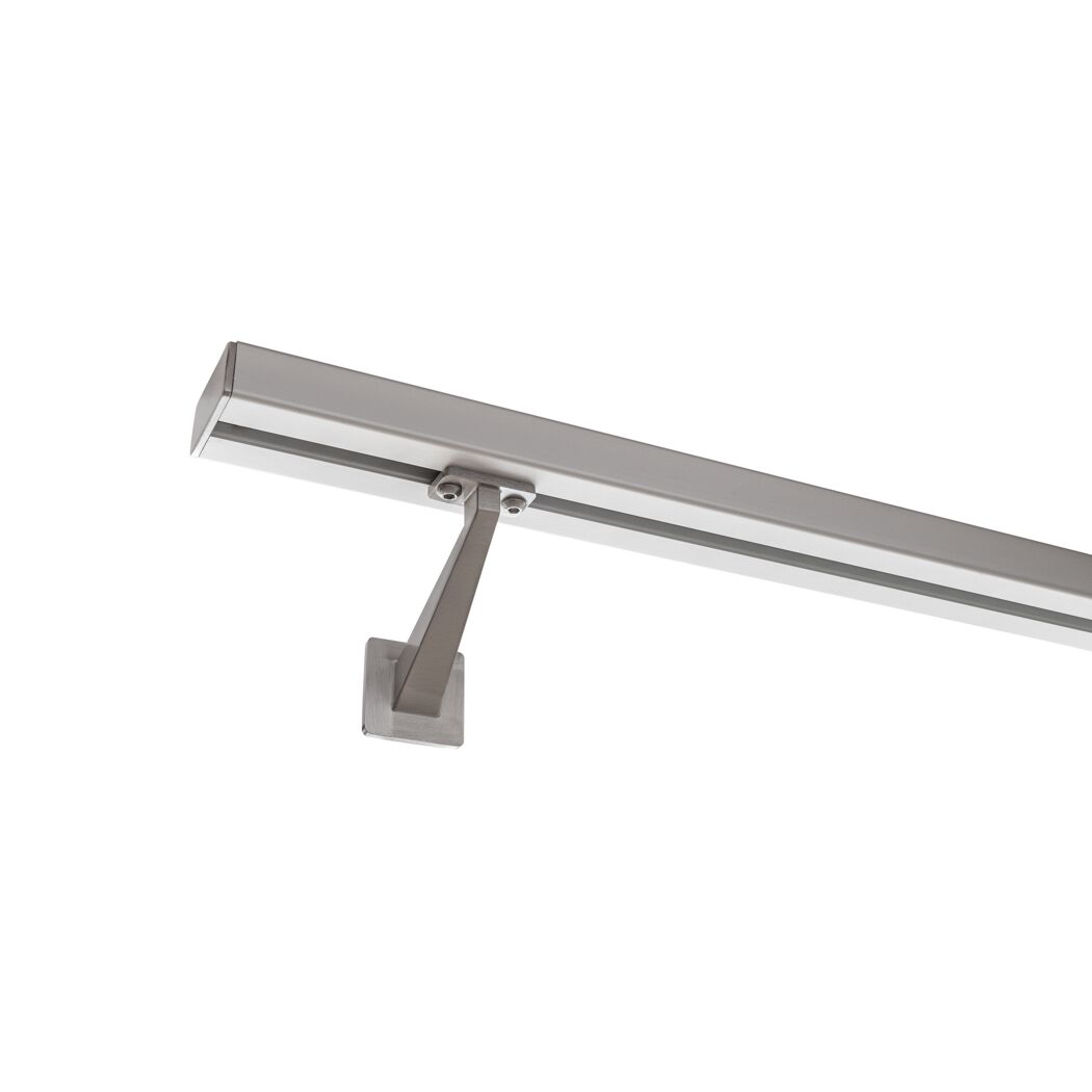 Wandhalter 'B123' CubeRail Edelstahloptik