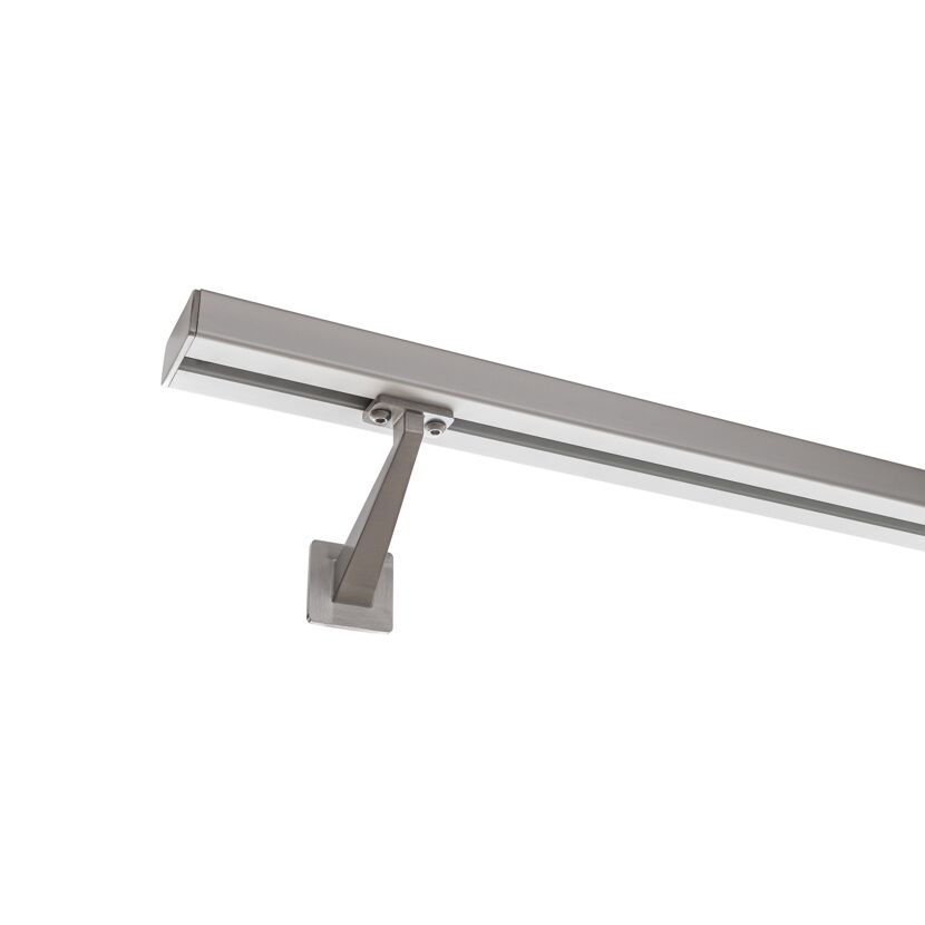 Wandhalter 'B123' CubeRail Edelstahloptik