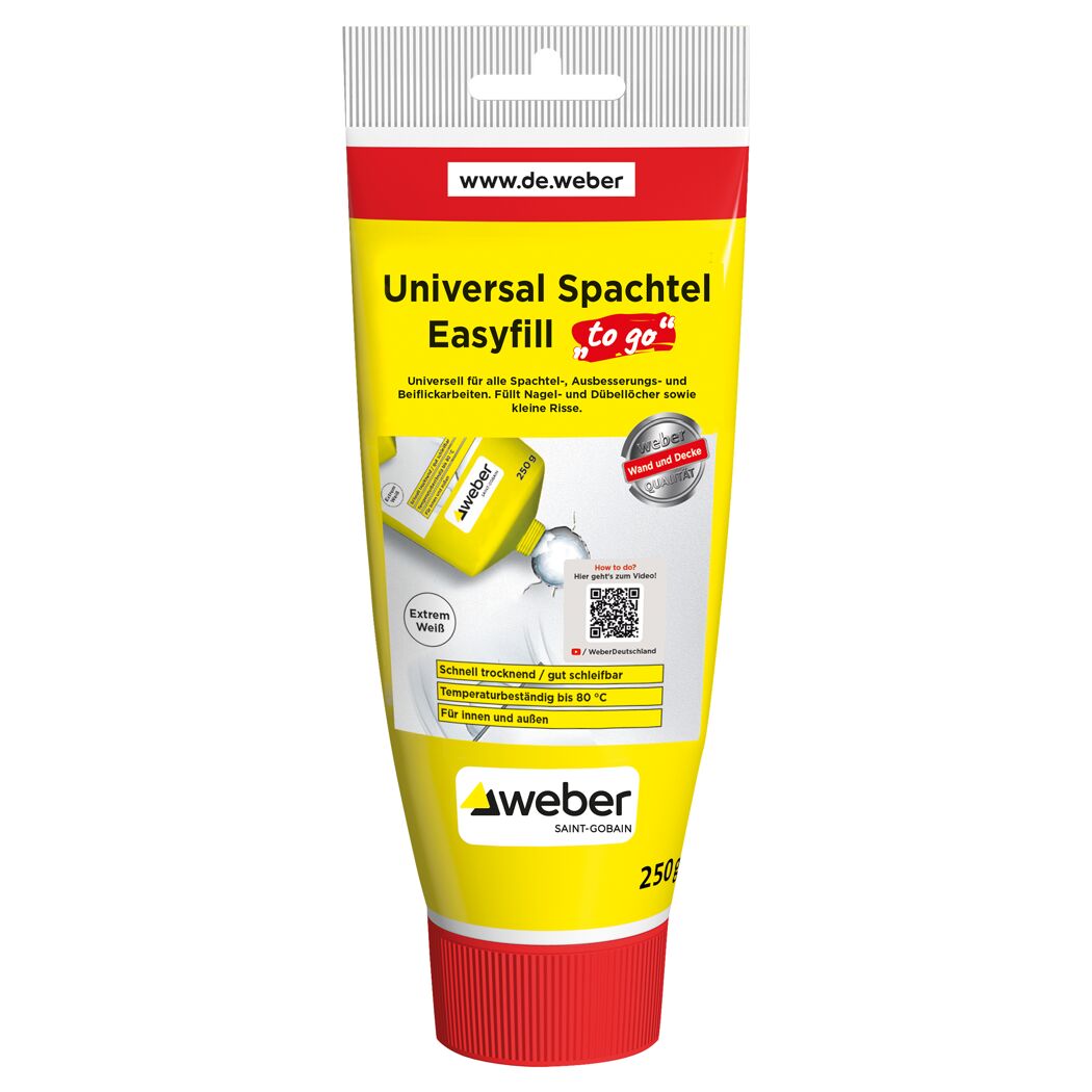 Universalspachtel 'Easyfill to go' weiß 400 g
