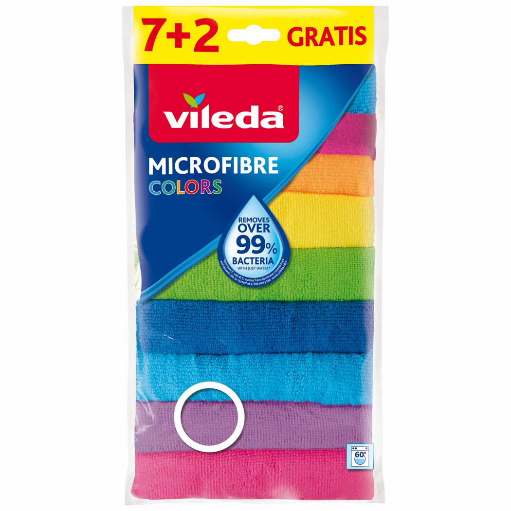 Microfasertücher 'Colors' 7+2 Stück
