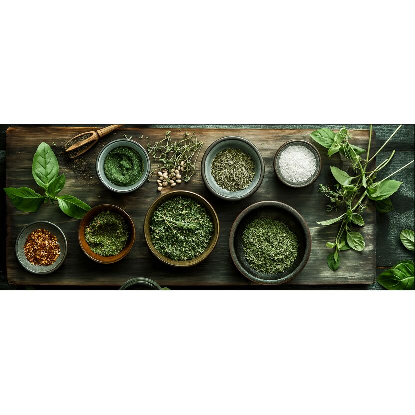 Glasbild Glas-Art 'Herb' 80 x 30 cm