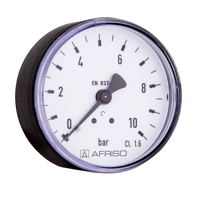 AFRISO Standardmanometer mit Skala bis 10 bar