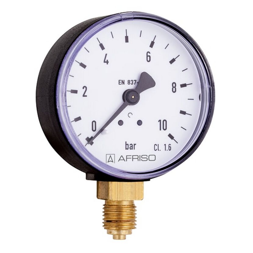 AFRISO Standardmanometer mit radialem Anschluss
