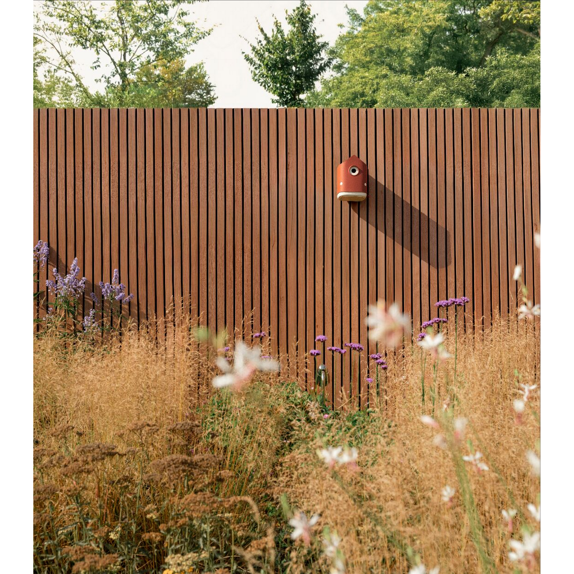 Vogelfutterhaus 'B's cosy' 18 x 17,6 x 23 cm rot