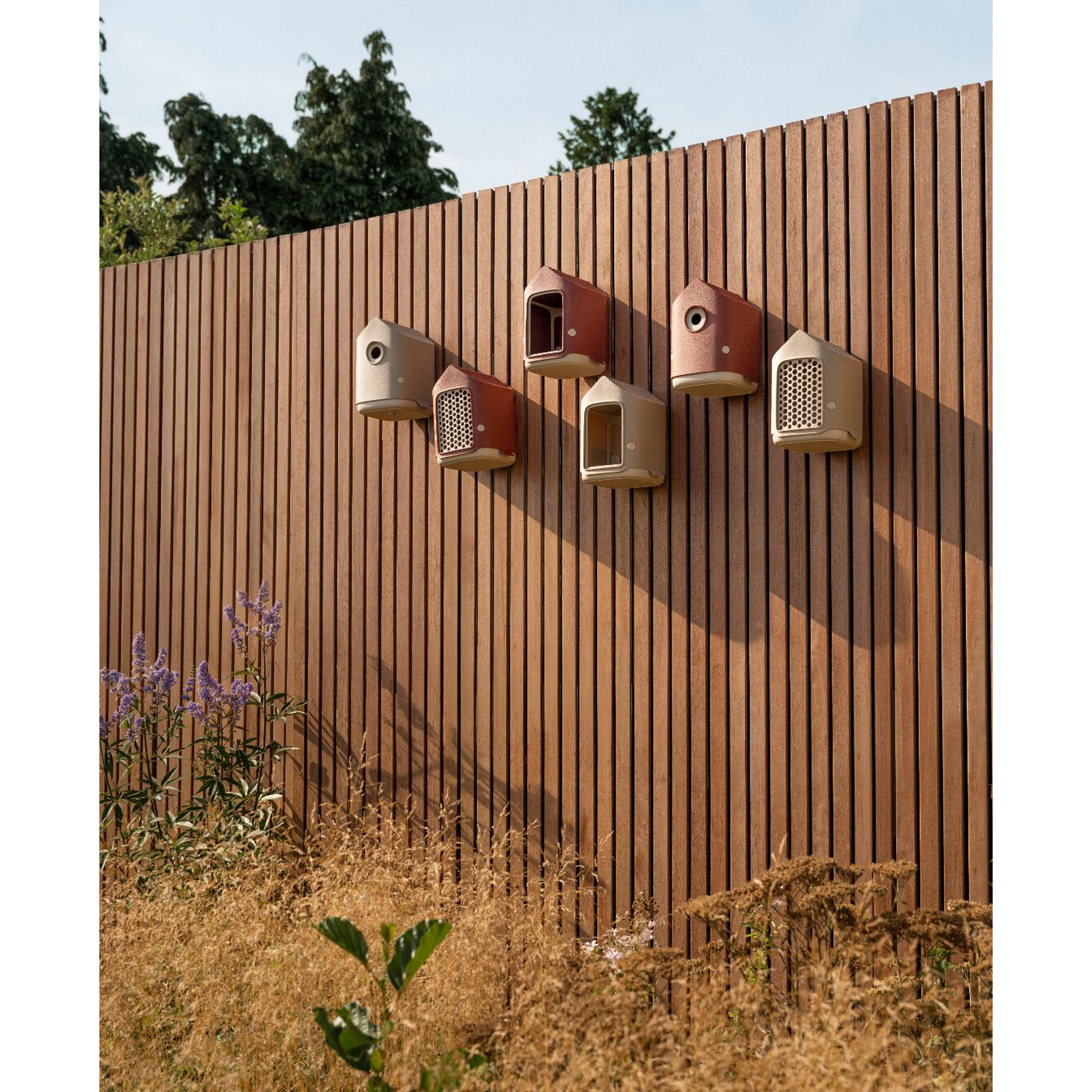 Vogelfutterhaus 'B's cosy' 18 x 17,6 x 23 cm rot