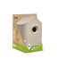 Vogelfutterhaus 'B's cosy' 18 x 17,6 x 23 cm beige