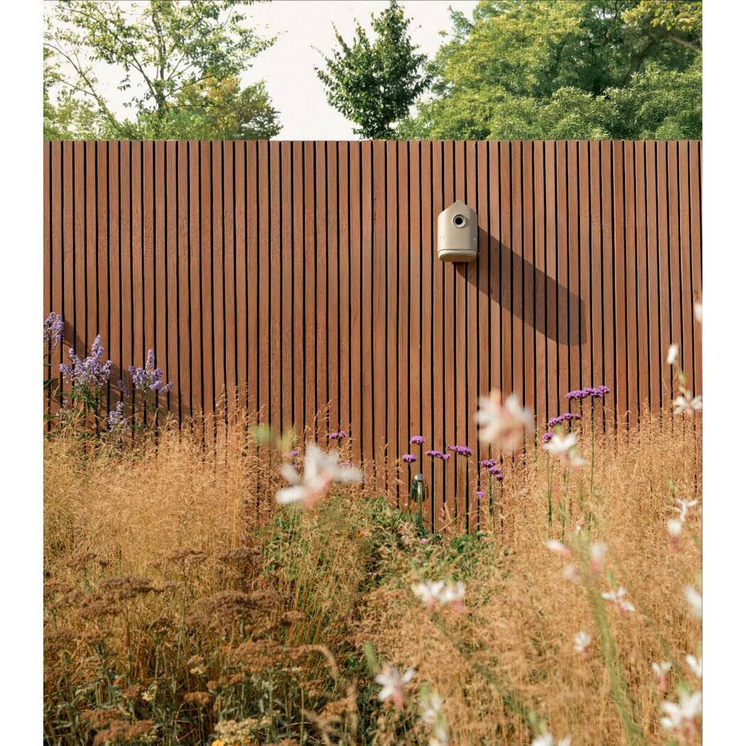 Vogelfutterhaus 'B's cosy' 18 x 17,6 x 23 cm beige