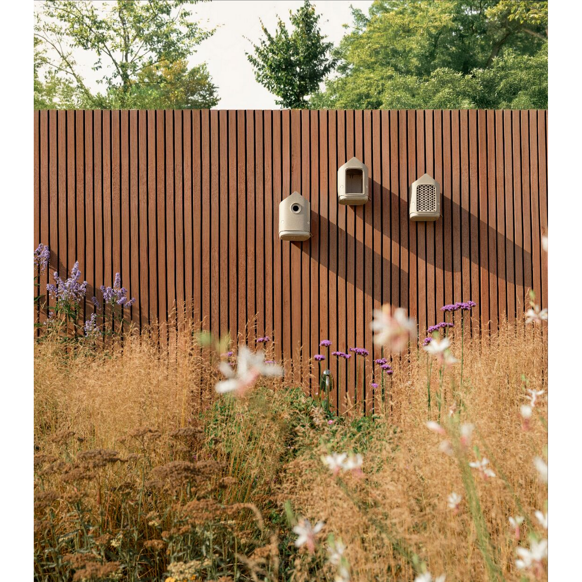 Vogelfutterhaus 'B's cosy' 18 x 17,6 x 23 cm beige