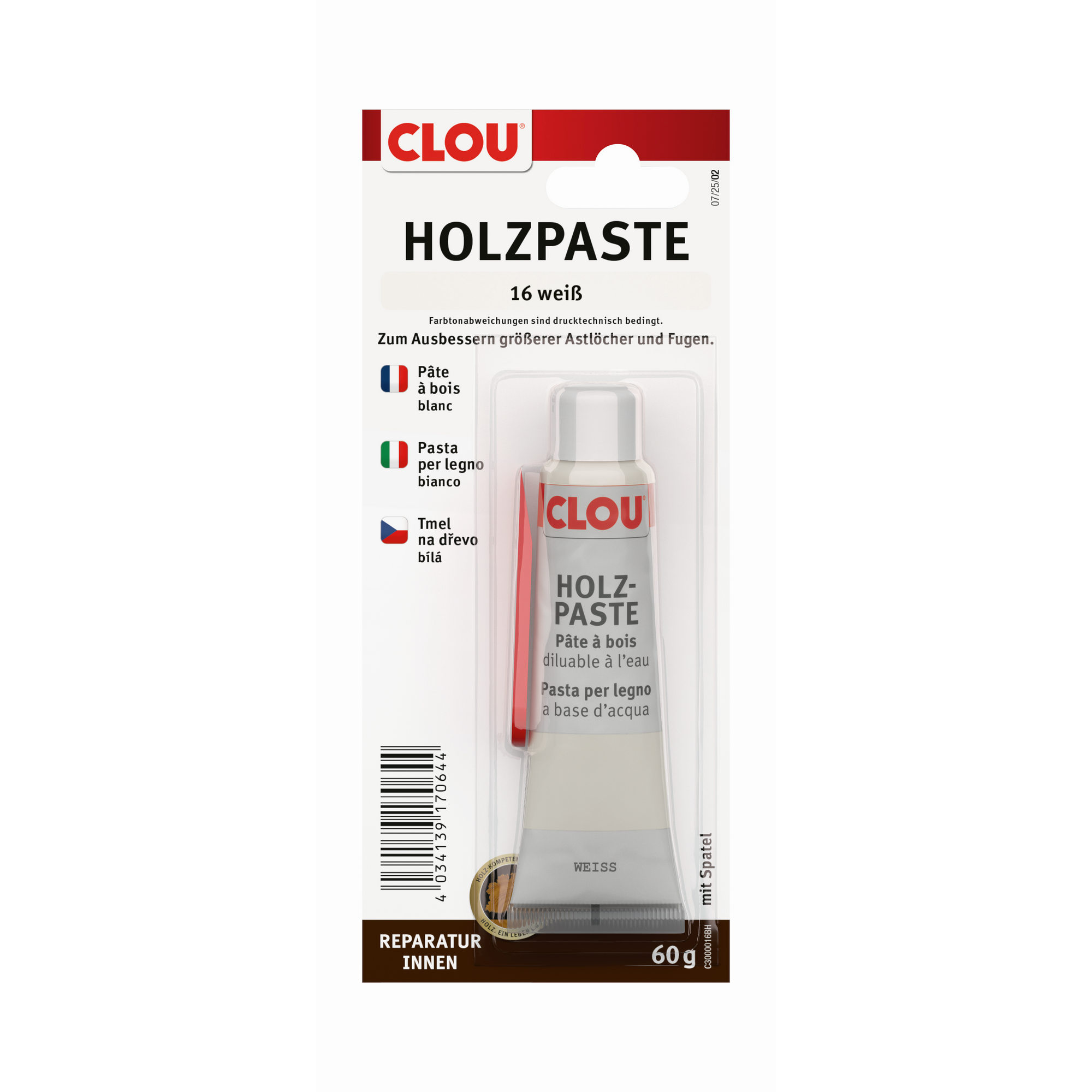 Holzpaste weiß 60 g