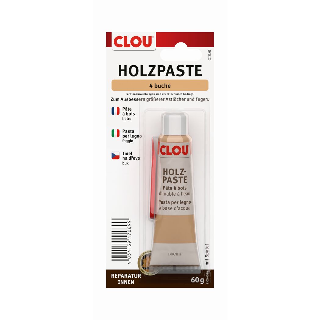 Holzpaste buchefarben 60 g