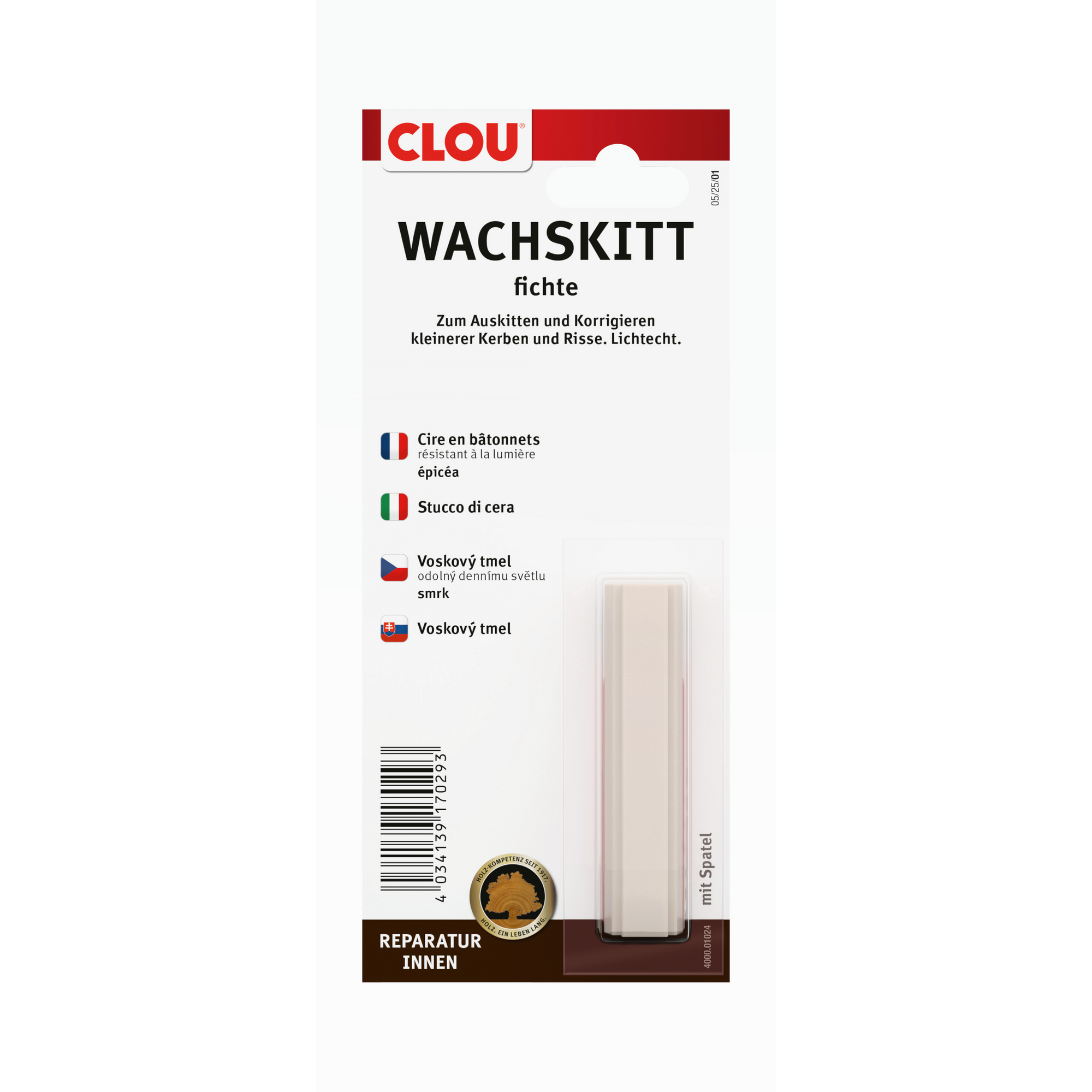 Wachskitt fichtefarben