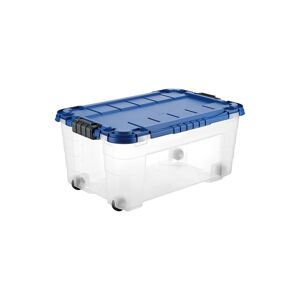 Allzweckbox '4UP' 40 l transparent/blau