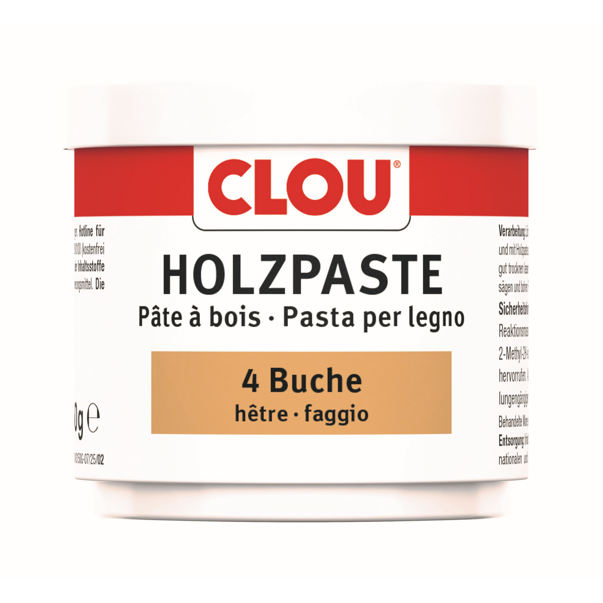 Holzpaste buchefarben 150 g