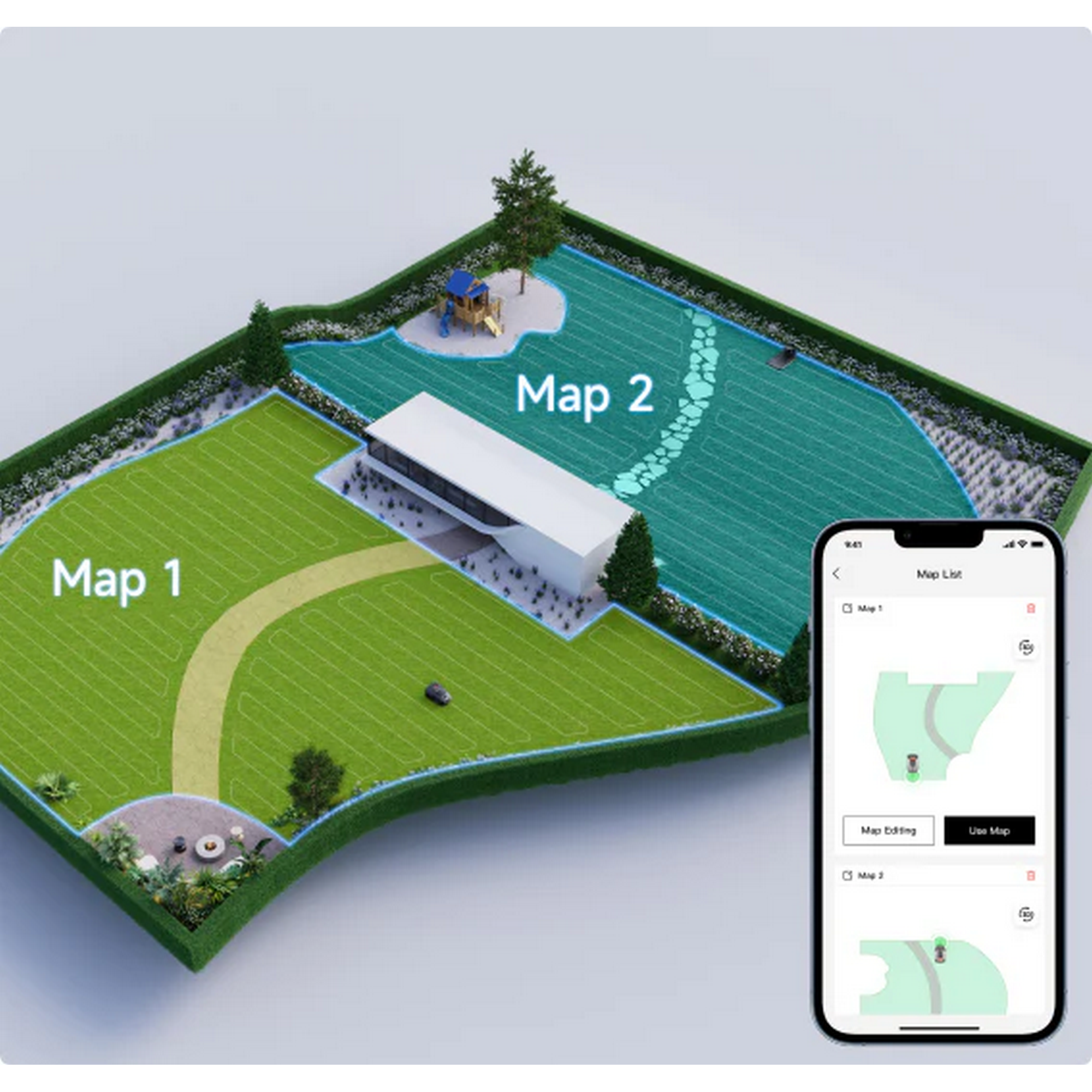 Mähroboter 'Mova LiDAR 600+' bis zu 600 m²