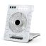 Camping-Ventilator weiß Solarpanel Front-/Seitenleuchten 19 x 25 cm