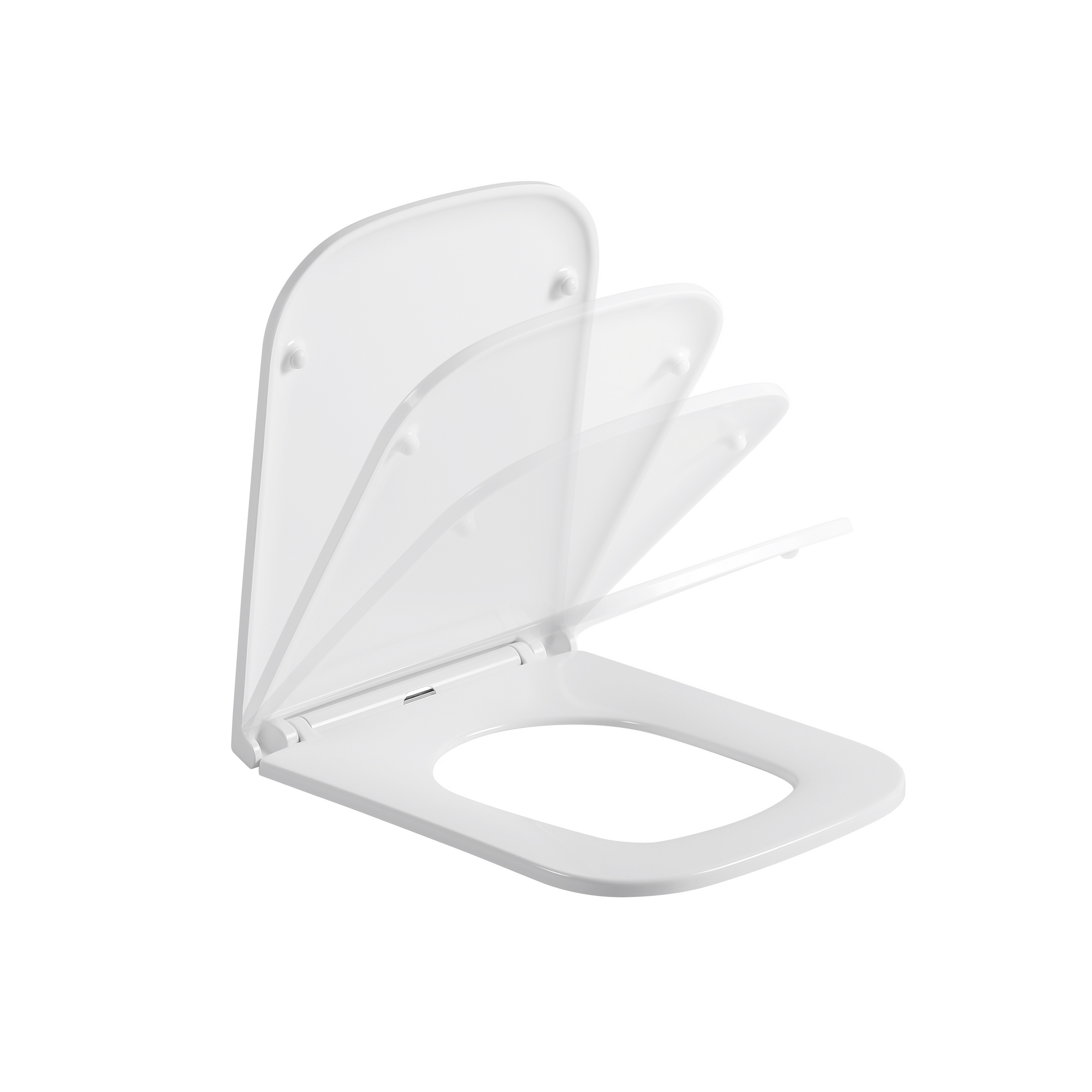 WC-Sitz 'Barcelona' Duroplast weiß mit Absenkautomatik