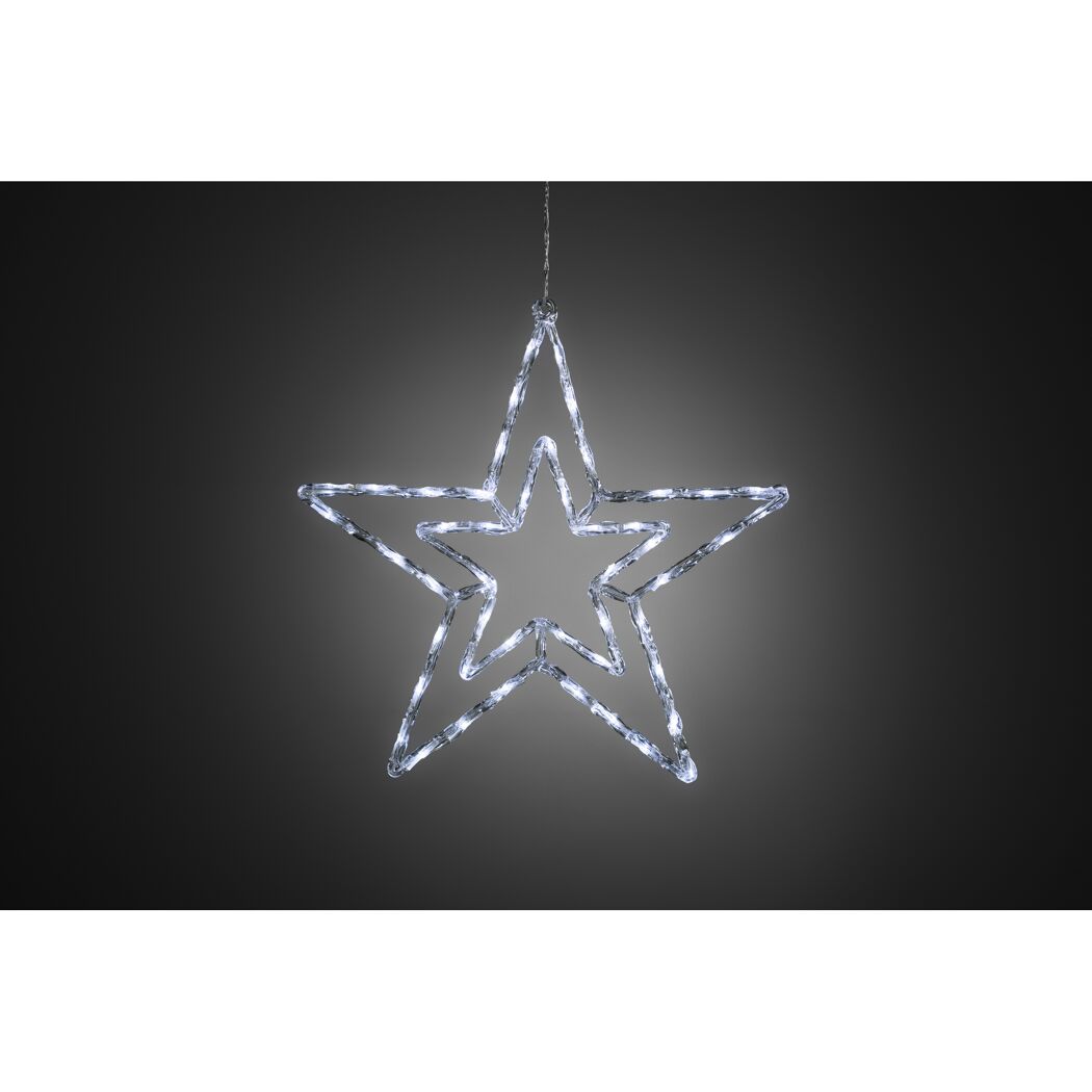 LED-Stern 48 LED kaltweiß Ø 58 cm