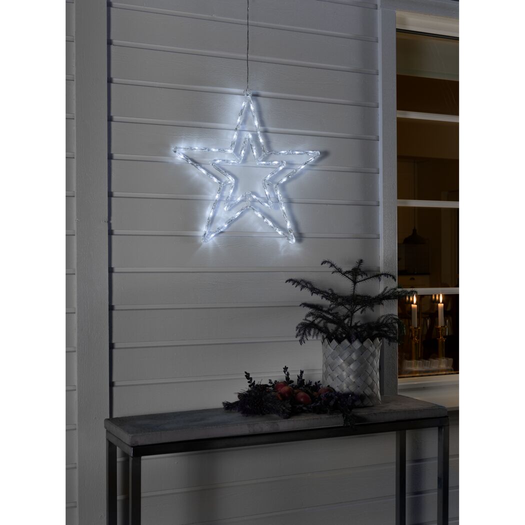 LED-Stern 48 LED kaltweiß Ø 58 cm