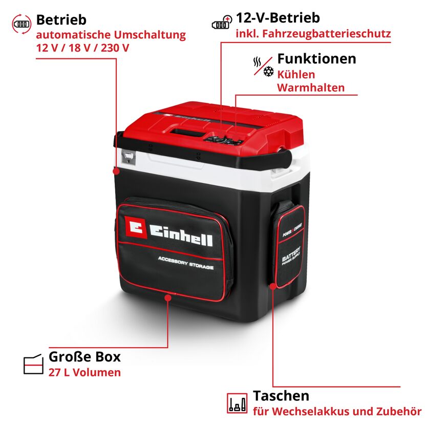 Akku-Kühlbox 'TE-COL 18/27 Li-Solo' Set 18 V ohne Akku und ohne Ladegerät