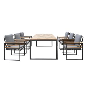 Gartenmöbelset 'Viki' für 6 Personen Stahl