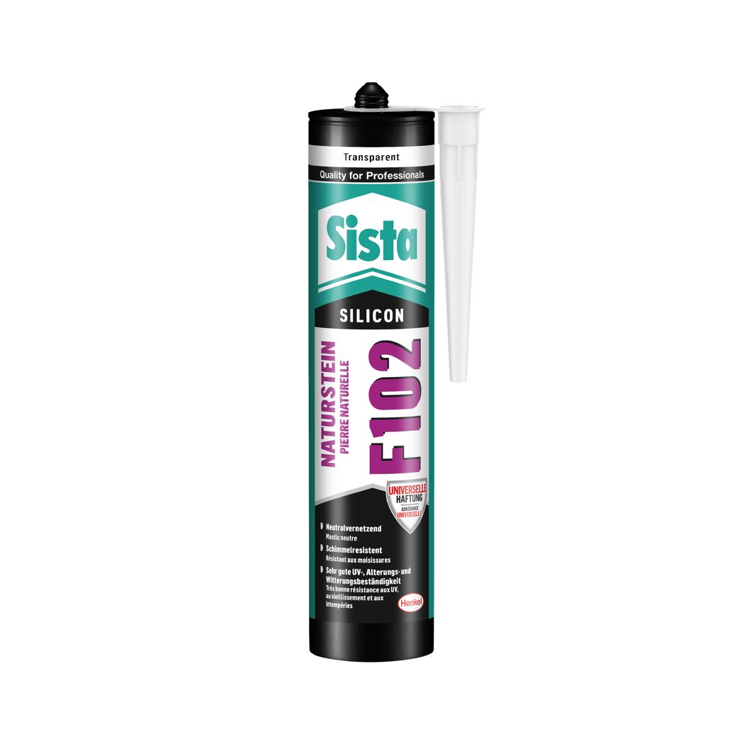Natursteinsilikon 'F102' transparent 300 ml