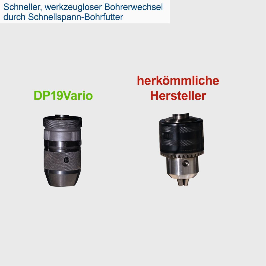 Profi-Säulenbohrmachine 'DP19Vario' 550 W