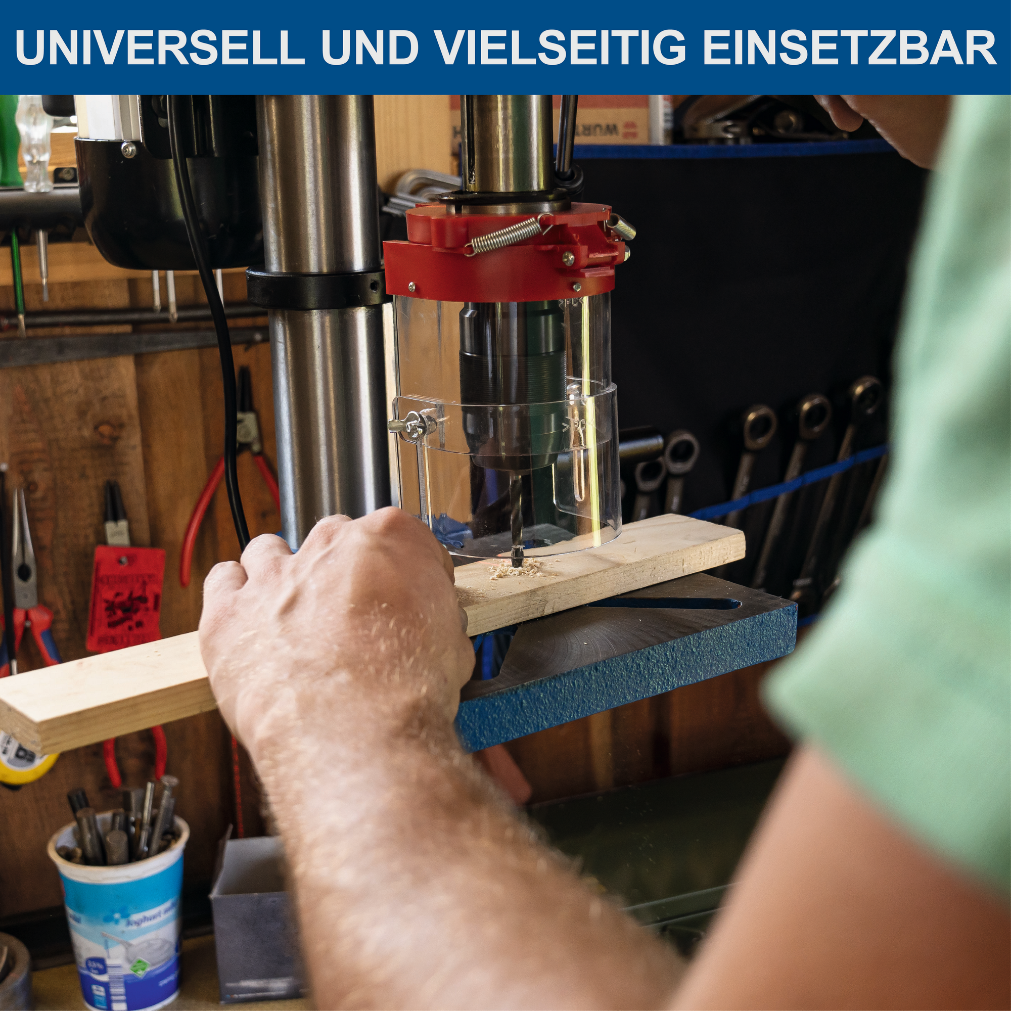 Profi-Säulenbohrmachine 'DP19Vario' 550 W