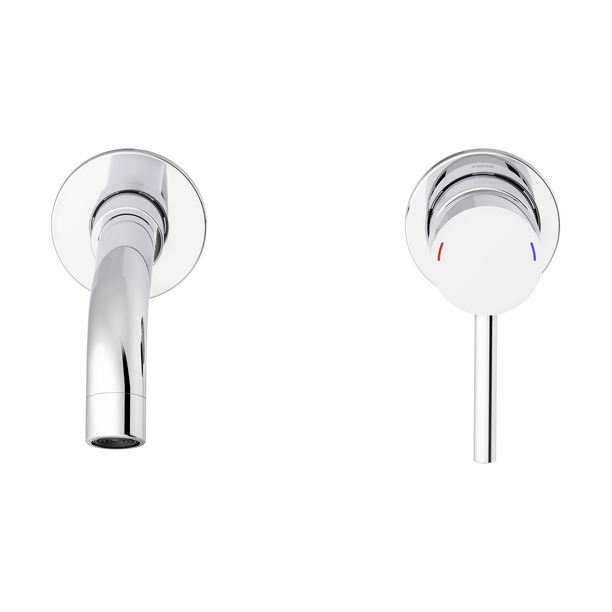 Waschtischarmatur 'Bow²' chromfarben 12,7 cm