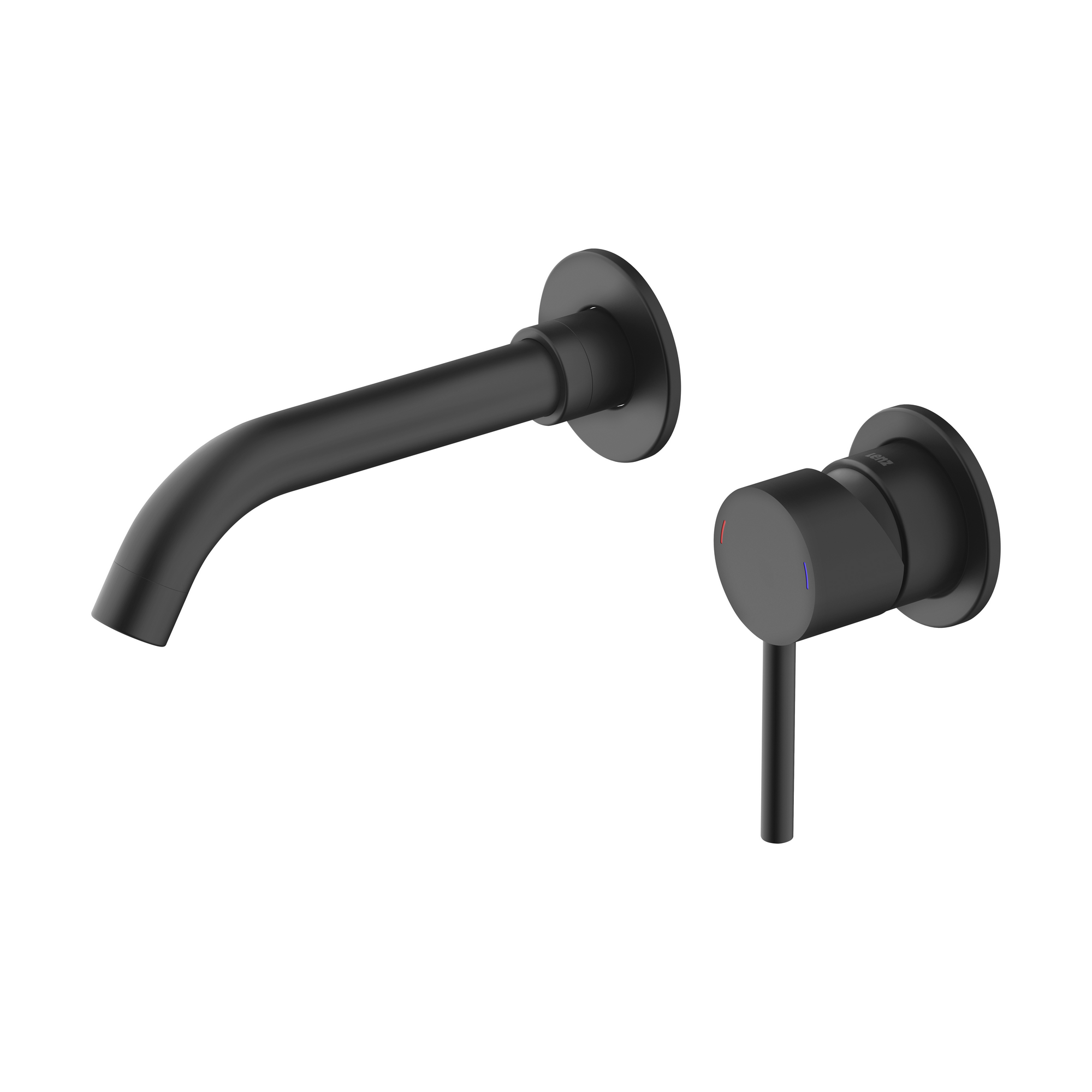 Waschtischarmatur 'Bow²' schwarz-matt 12,7 cm