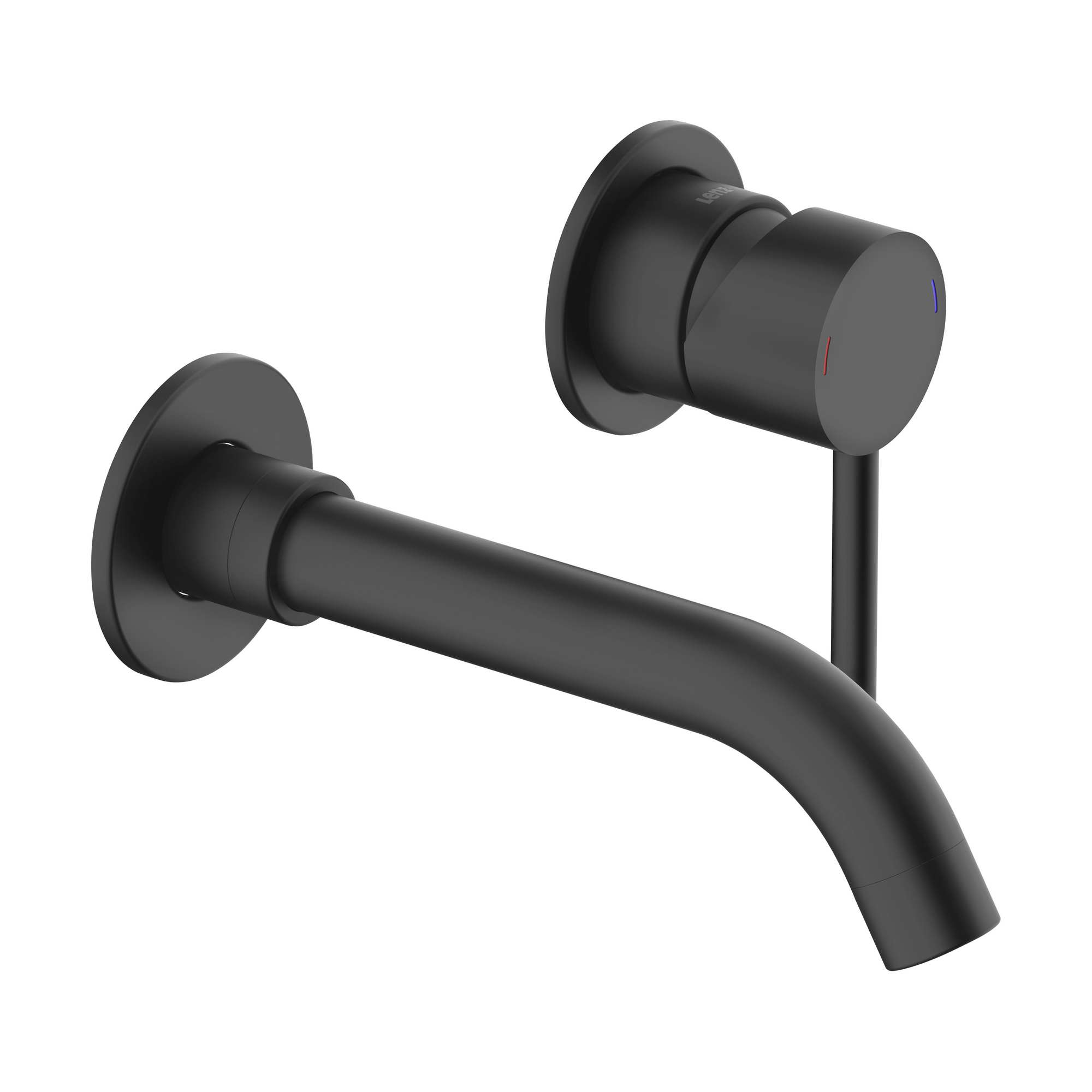 Waschtischarmatur 'Bow²' schwarz-matt 12,7 cm