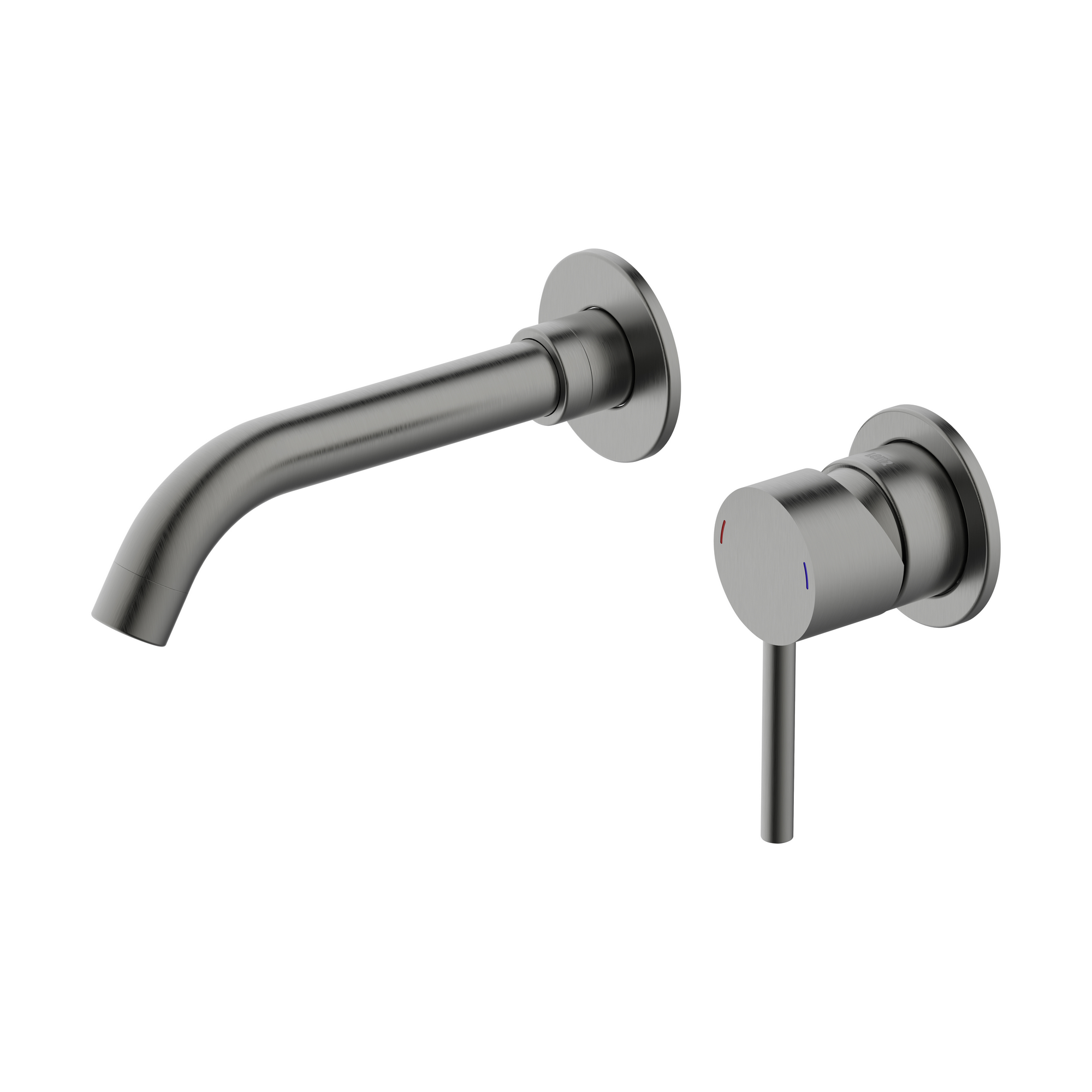 Waschtischarmatur 'Bow²' graphitfarben 12,7 cm