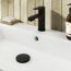 Pop-Up-Ablaufventil 'EasyClean' schwarz-matt