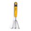 Handgrubber gelb 3 Zinken 29 cm