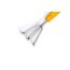 Handgrubber gelb 3 Zinken 29 cm