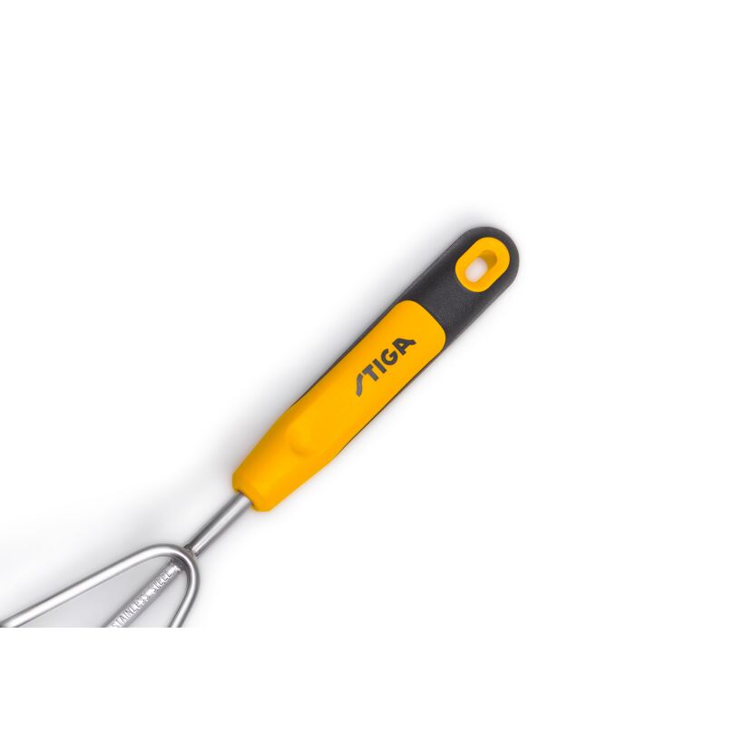 Handgrubber gelb 3 Zinken 29 cm
