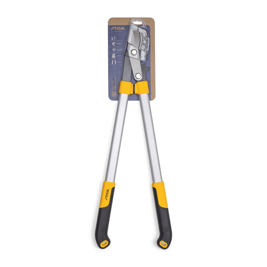 Amboss-Astschere gelb 71 cm