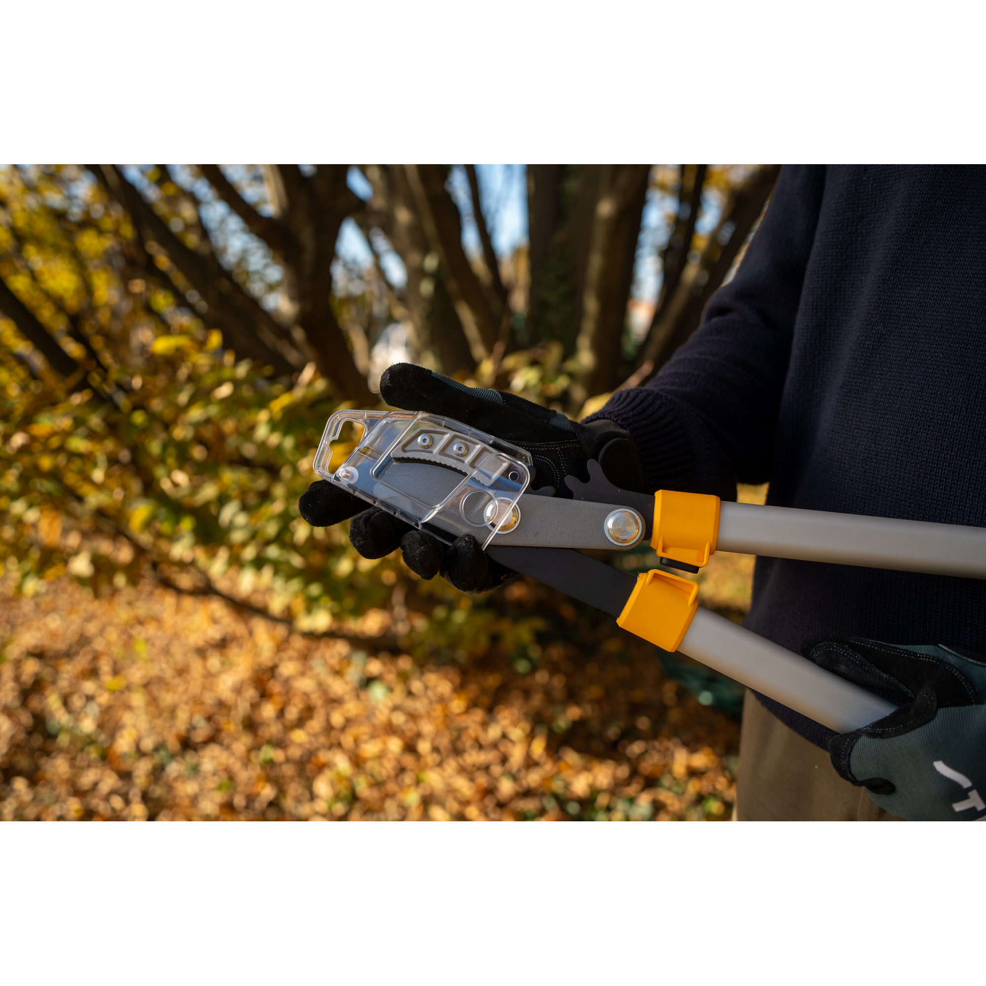 Amboss-Astschere gelb 71 cm