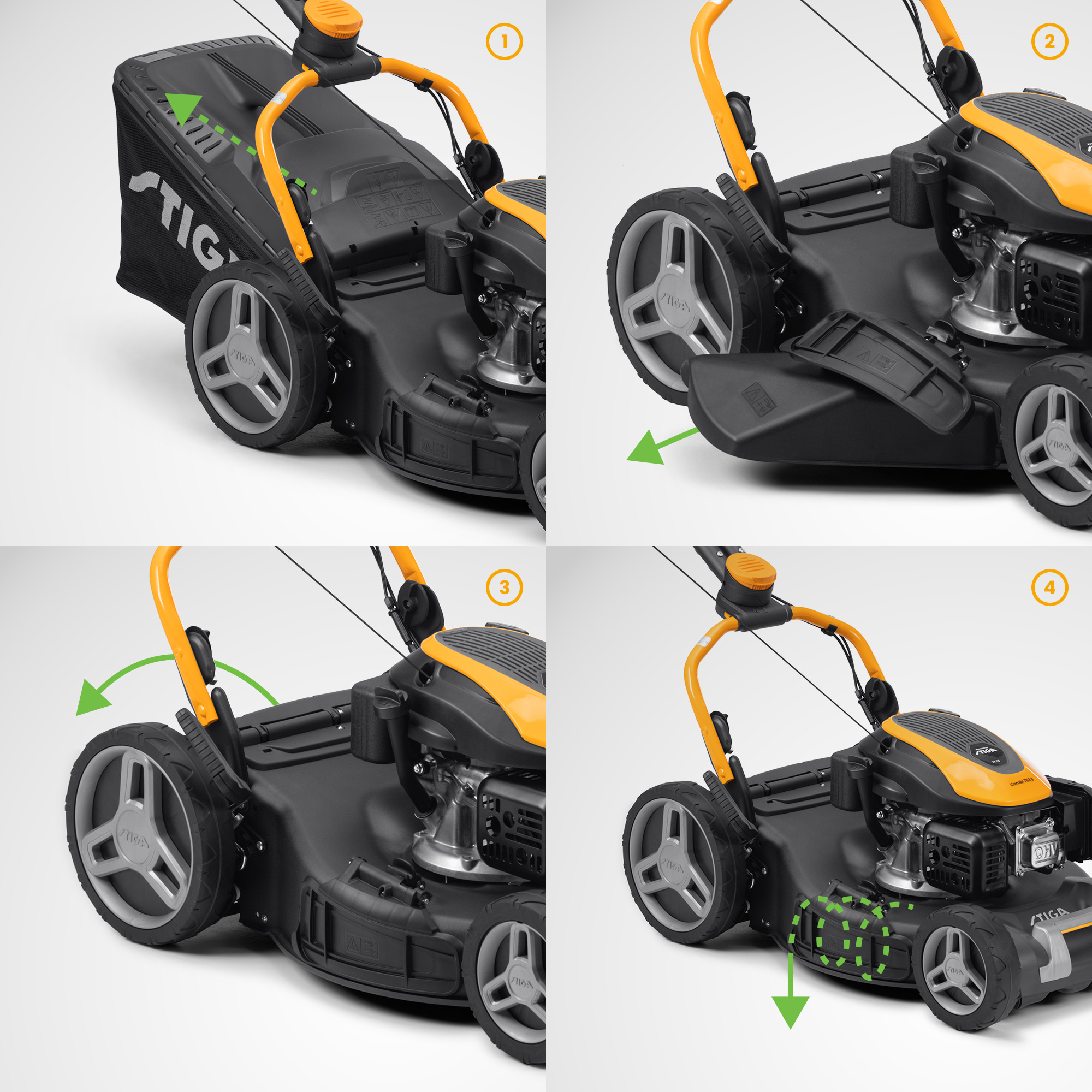 Benzin-Rasenmäher 'Combi 753 S' 2,6 kW