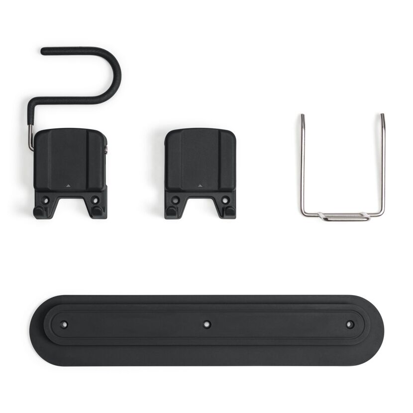 Universal Gerätehalter schwarz 4-teilig