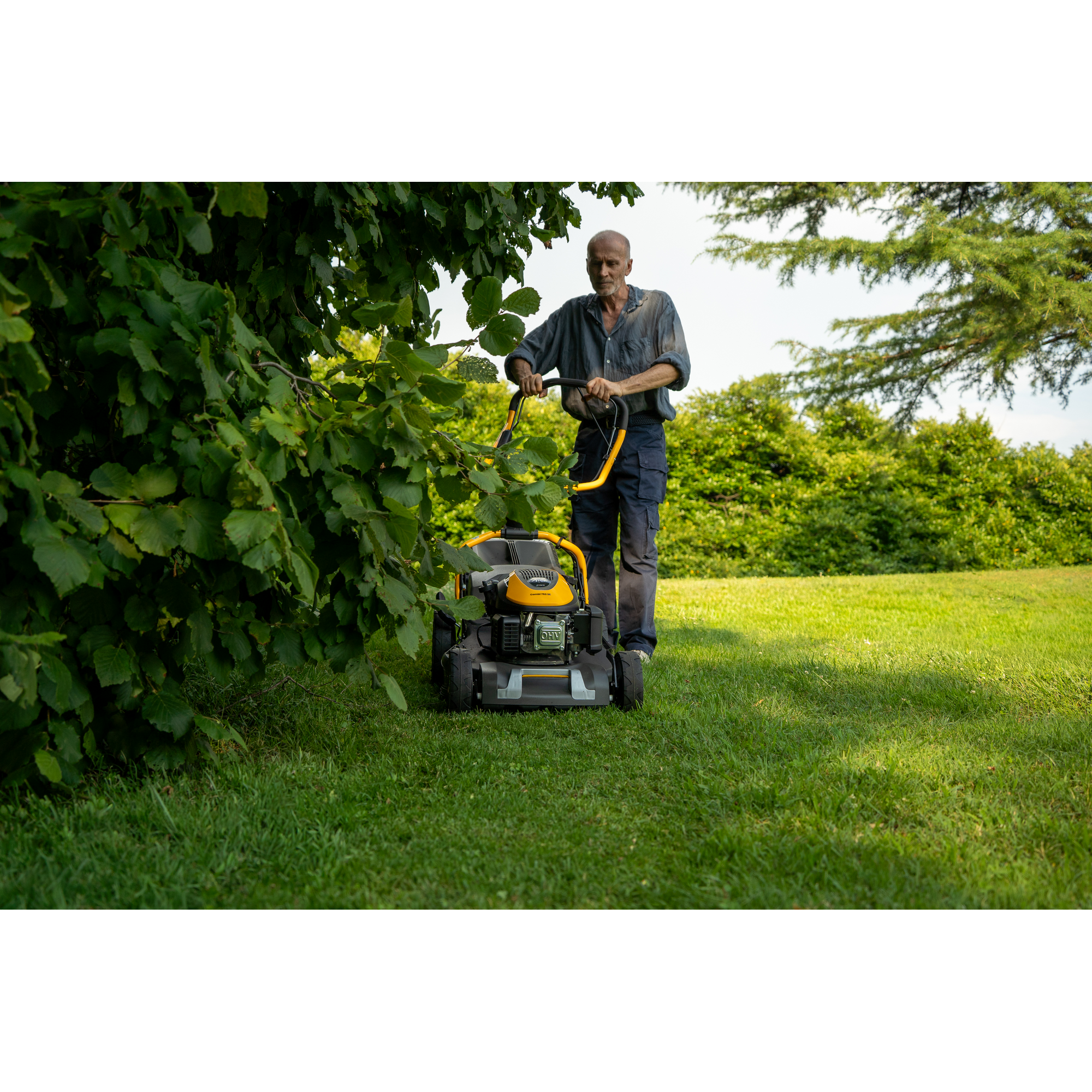 Benzin-Rasenmäher 'Combi 753 SE' 2,6 kW mit Starterakku