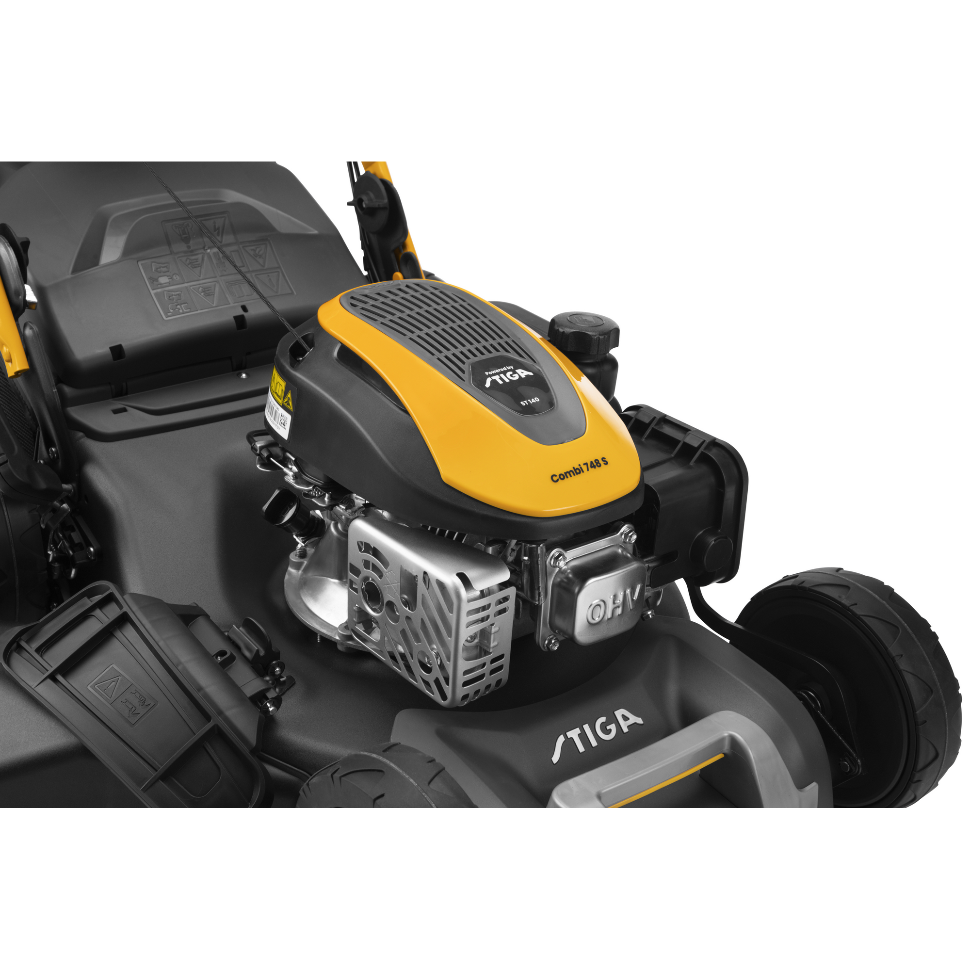 Benzin-Rasenmäher '748 S' 2,2 kW mit Starterakku und Ladegerät