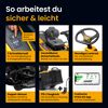 Akku-Rasentraktor 'Swift 372e' mit Akku und Ladegerät