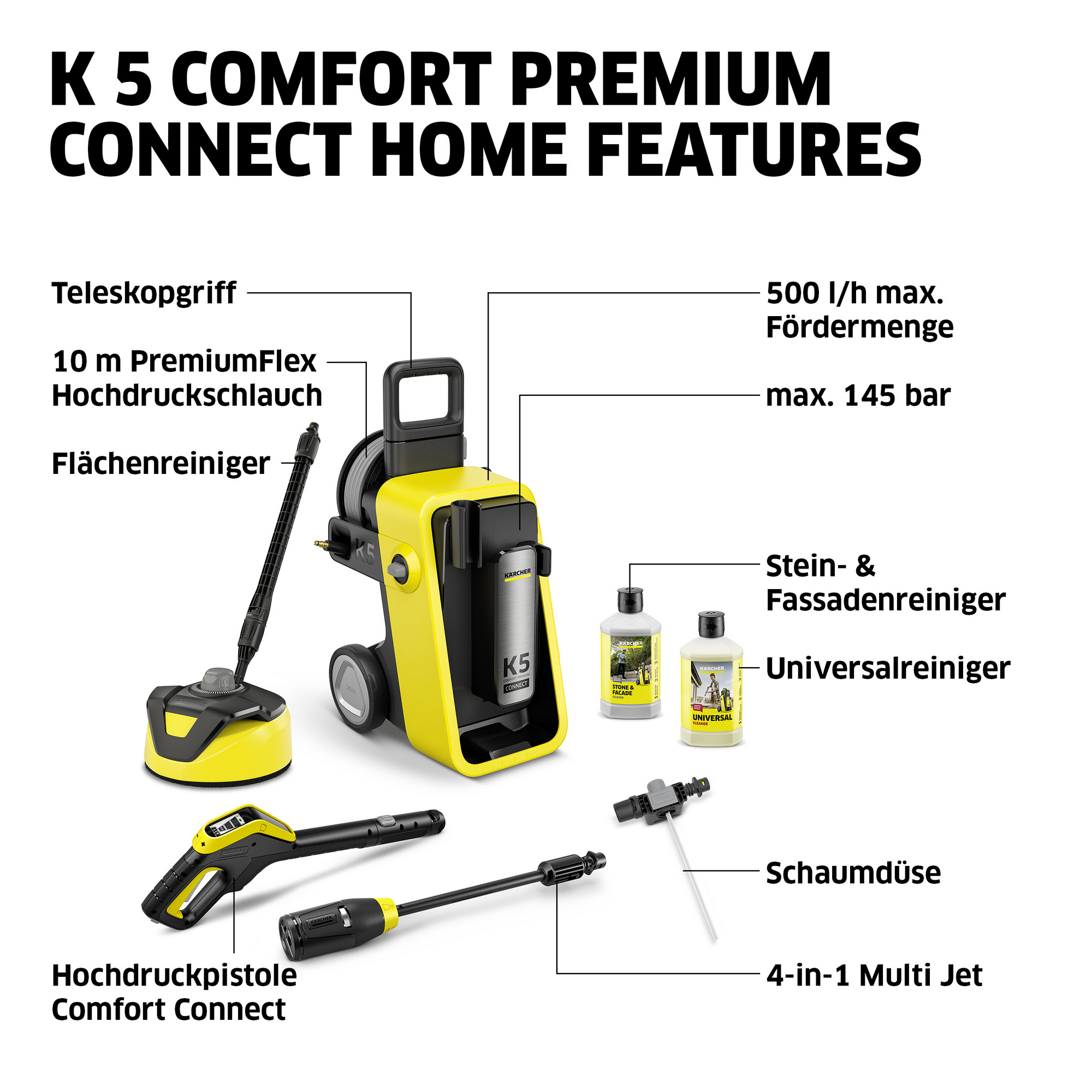 Hochdruckreiniger 'K 5 Comfort Premium Connect Home'